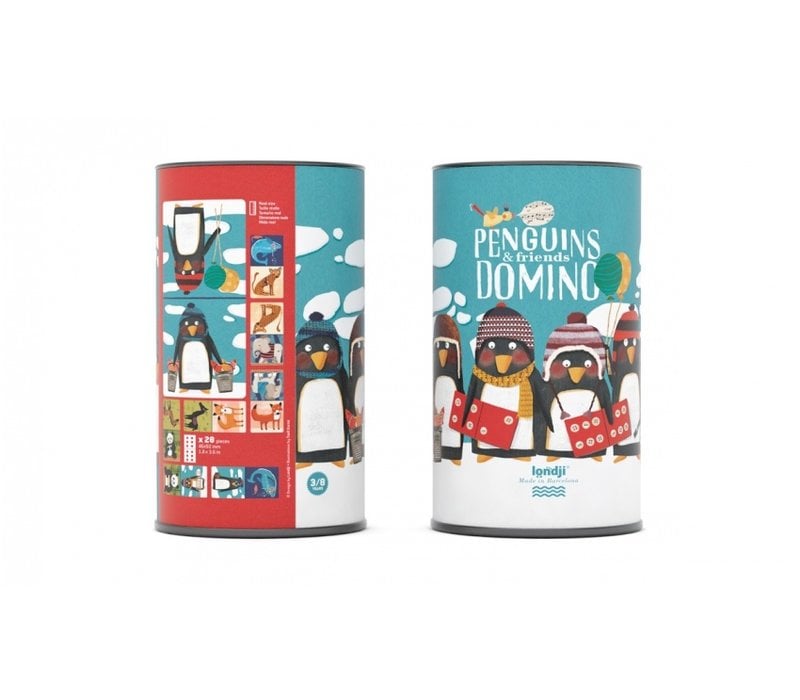 Londji Domino Game Penguins & Friends