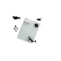 Qualy Save Ocean Magnets - set de 6 - Noir/Blanc