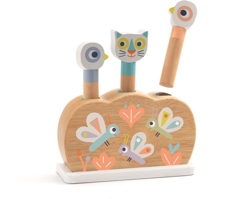 Djeco BabyPopi Puzzle Pop Up en Bois