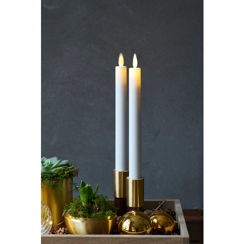 Sirius Sara Set of 2 Tall LED Candles 25 cm 