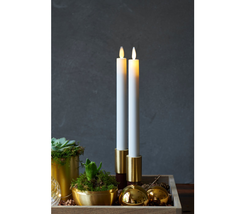 Sirius Sara Set of 2 Tall LED Candles 25 cm