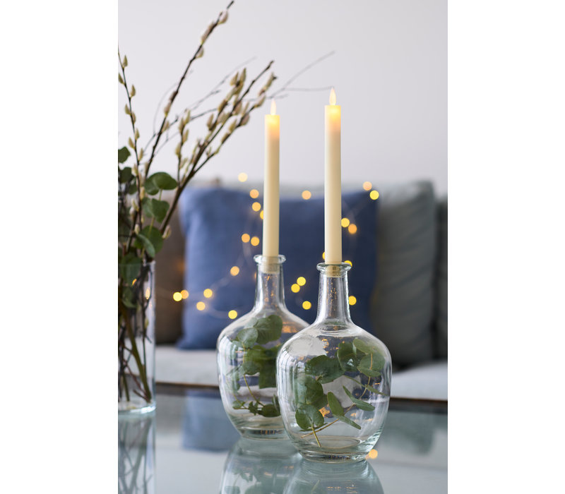 Sirius Sara Set of 2 Tall LED Candles 25 cm