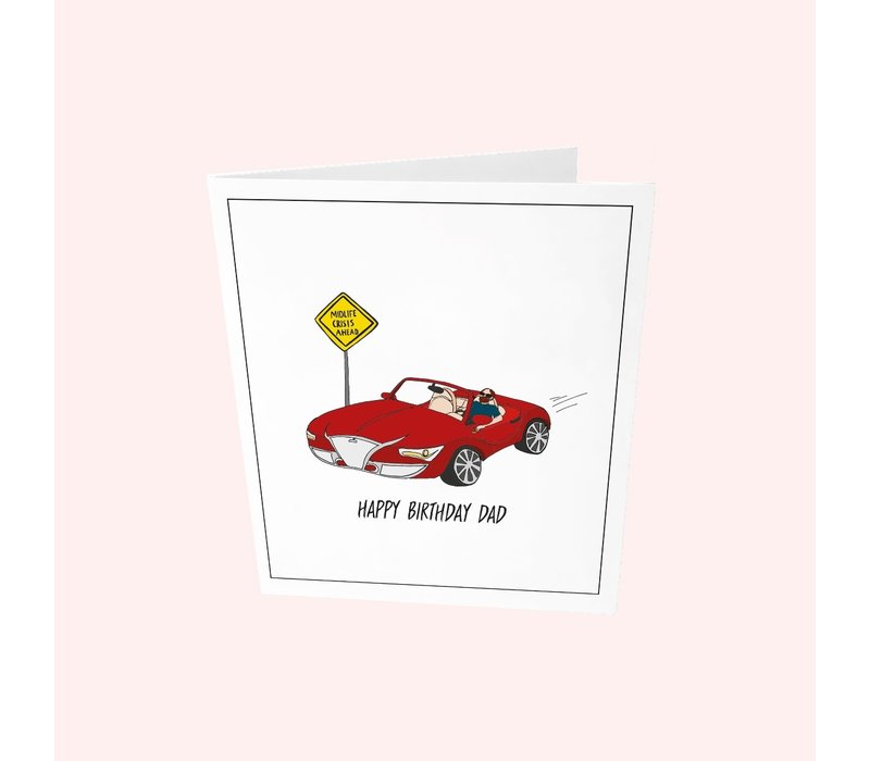 The Gift Label Greeting Card Happy Birthday Dad