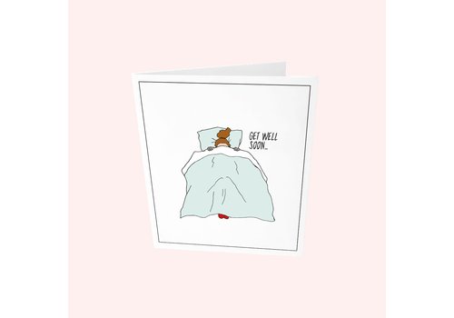 The Gift Label The Gift Label Carte de Voeux Get Well Soon