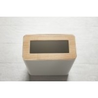 Yamazaki Rin Dustbin White-Wood