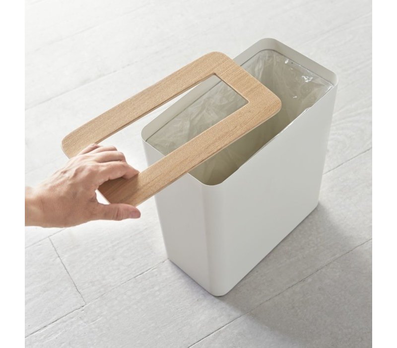 Yamazaki Rin Dustbin White-Wood