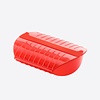 Lekue Lekue Steam Case for Microwave for 3-4 pers Silicone Red