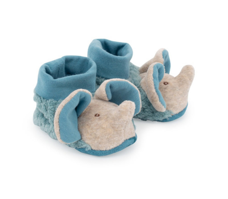 Moulin Roty Baby Slippers Elephant Sous mon Baobab