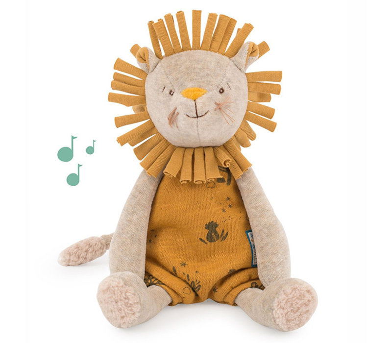 Moulin Roty Musical Toy Lion Paprika 'Sous mon Baobab'