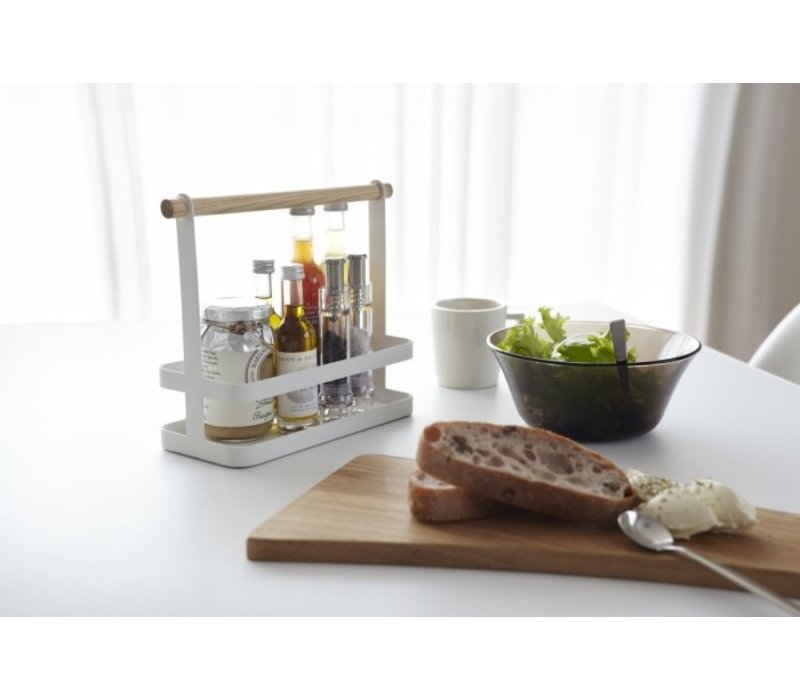 Yamazaki Seasoning Rack Tosca White