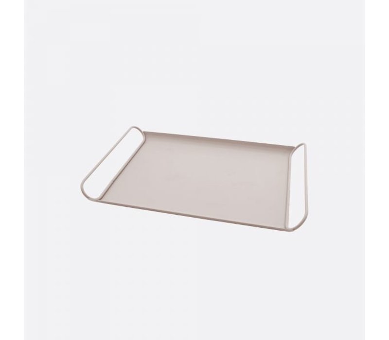 Point-Virgule Metal Serving Tray Blush Pink Matt 37,5 cm