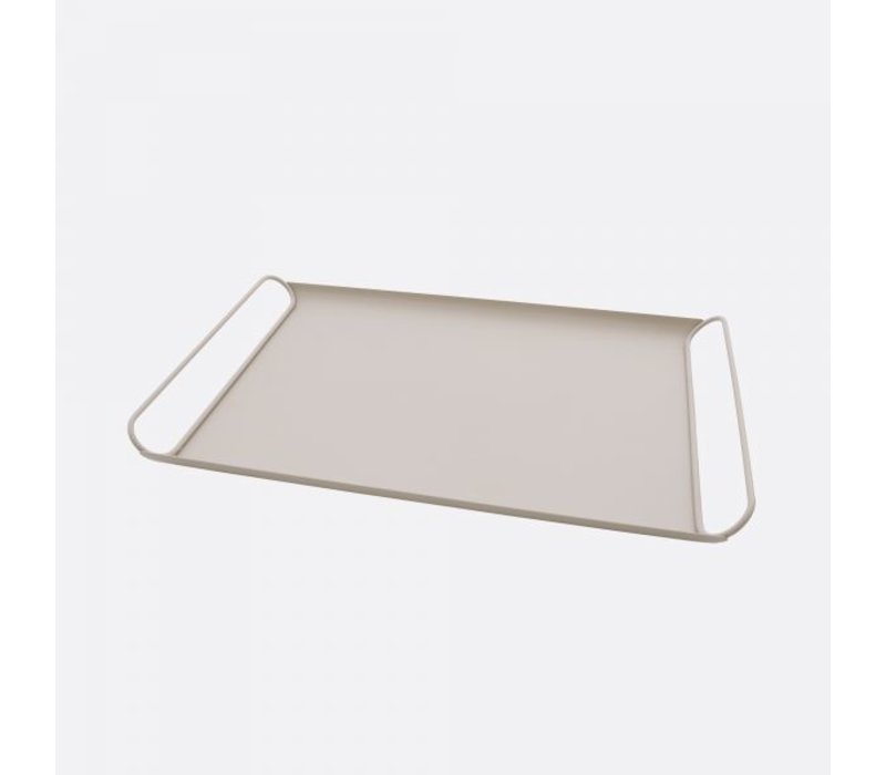 Point-Virgule Metal Serving Tray Blush Pink Matt 45 cm