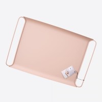 Point-Virgule Metal Serving Tray Blush Pink Matt 45 cm
