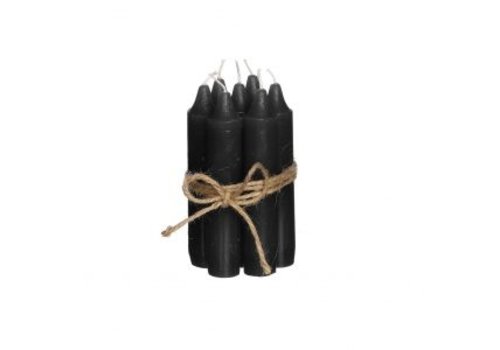 Leeff Leeff Set de 7 bougies Courtes Doris Noir