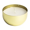 Leeff Gusta Geurkaars Goud 7 x 4 cm