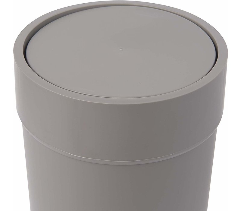 Umbra Touch Waste Bin with Lid Grey