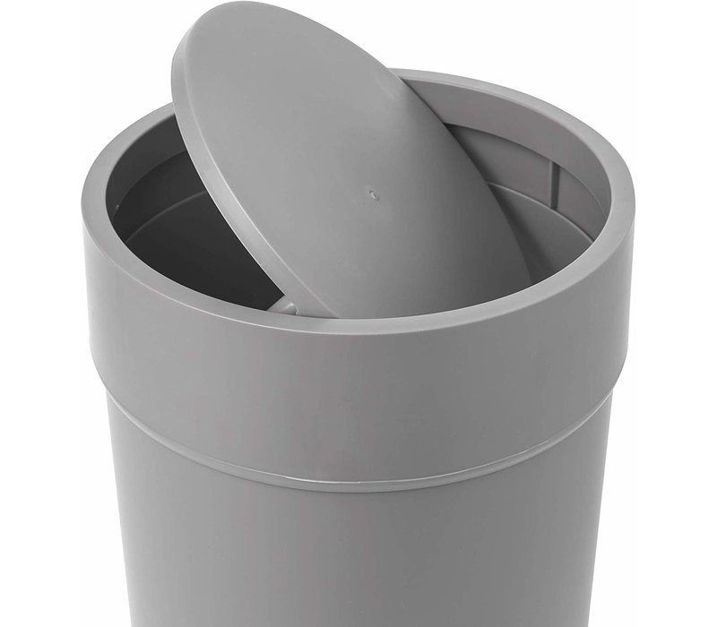 Umbra Touch Waste Bin with Lid Grey