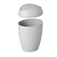 Umbra Twirla Trash Can with Swing-Top Lid Grey 9L