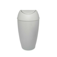 Umbra Twirla Trash Can with Swing-Top Lid Grey 9L