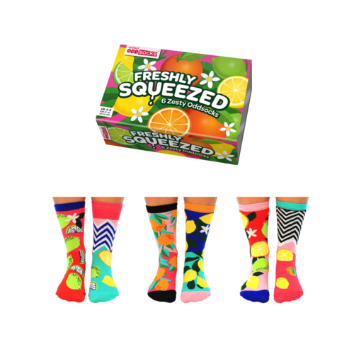 ODD Socks Chaussettes Femme Freshly Squeezed 3 Paires taille 37-42 
