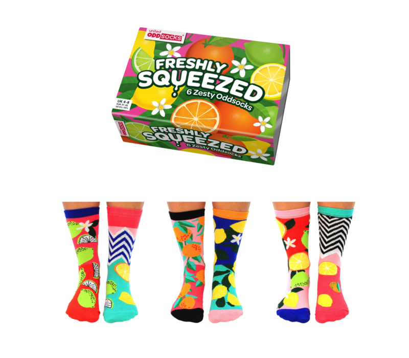 ODD Socks Chaussettes Femme Freshly Squeezed 3 Paires taille 37-42