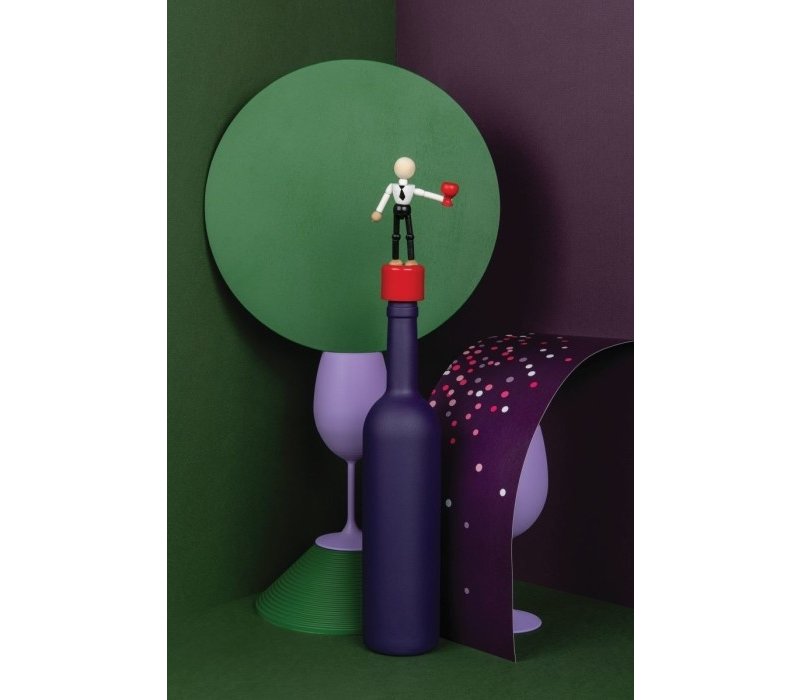 Ototo Design Bouchon de Bouteille de Vin  Pliable Wasted