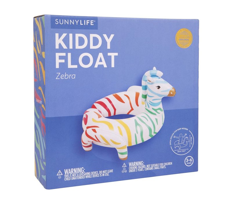 Sunnylife Kiddy Float Zebra