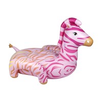 Sunnylife Opblaasbare Luxe Ride-On Float Zebra