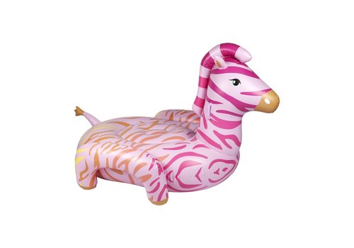 Sunnylife Sunnylife Opblaasbare Luxe Ride-On Float Zebra