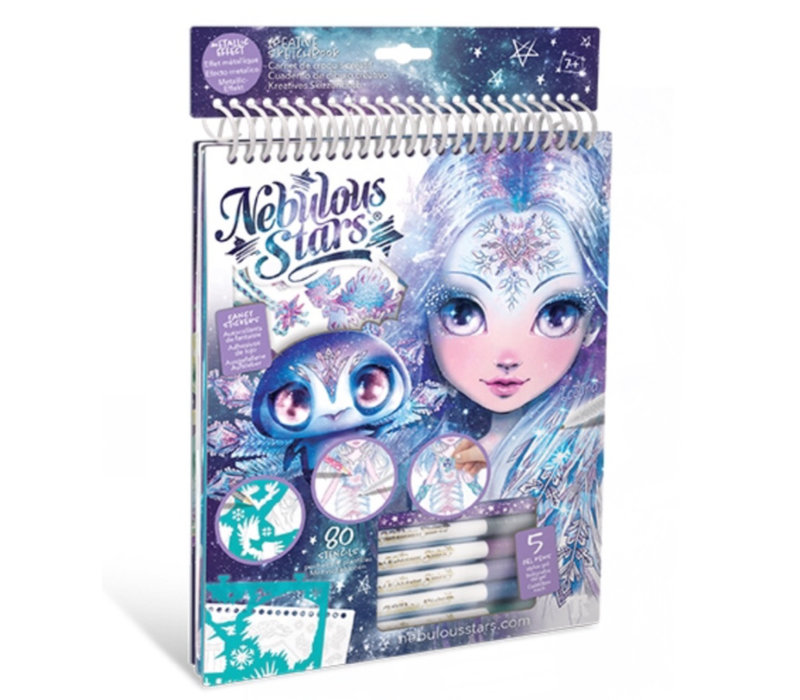 Nebulous Stars Creative Sketchbook Glace et paillettes