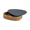 LIND DNA LIND DNA Wood Box & Lid Curve Oak Nature/Bull Black