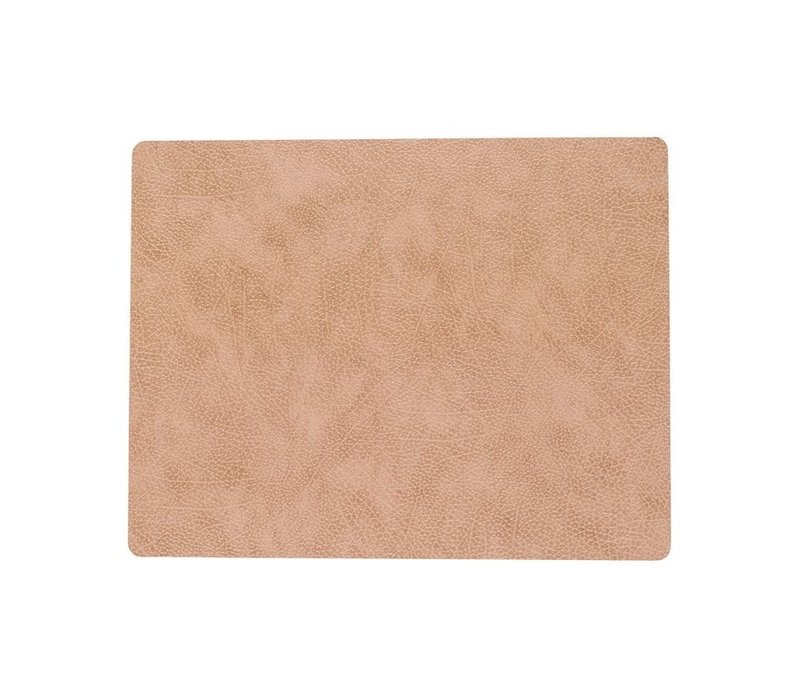 LIND DNA Placemat Square L Hippo Nude