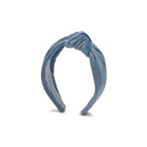 Estella Bartlett Velvet Hairband Knot Alice Blue 