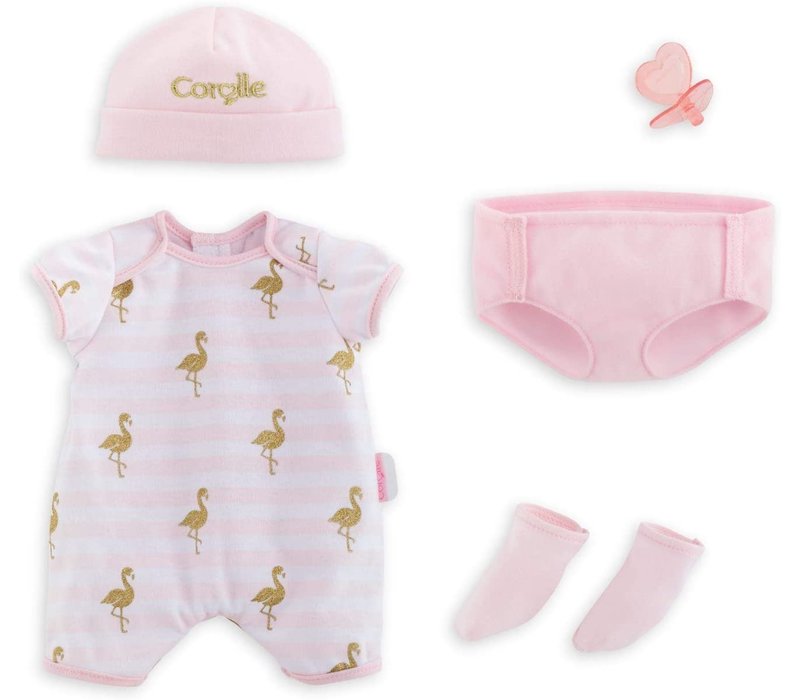 Corolle Baby Doll Layette Set Flamingo 36 cm