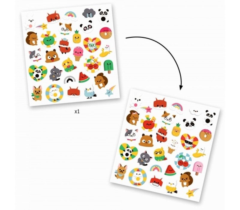 Djeco Stickers 3D Emoji