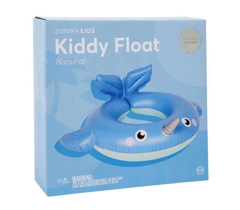 Sunnylife Inflatable Kiddy Float Narwhal