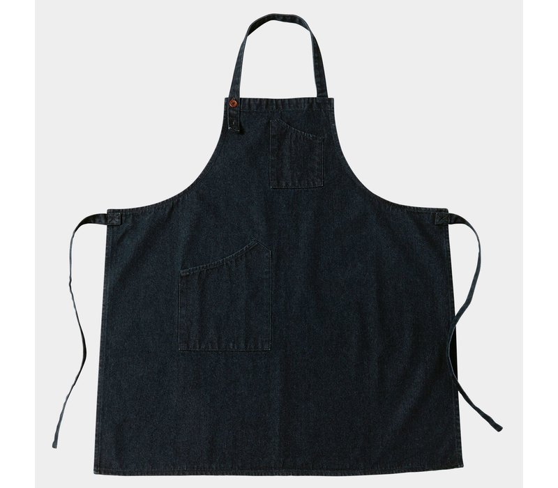 Lurch Denim Apron with adjustable neck ribbon