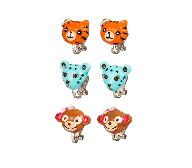 Souza! Ear Clips Jungle Set of 3 pairs