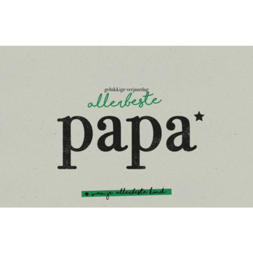 Leuke Kaartjes Gelukkige Verjaardag - Allerbeste Papa 