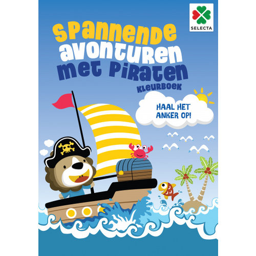 Selecta Coloring Book Spannende Avonturen met Piraten 