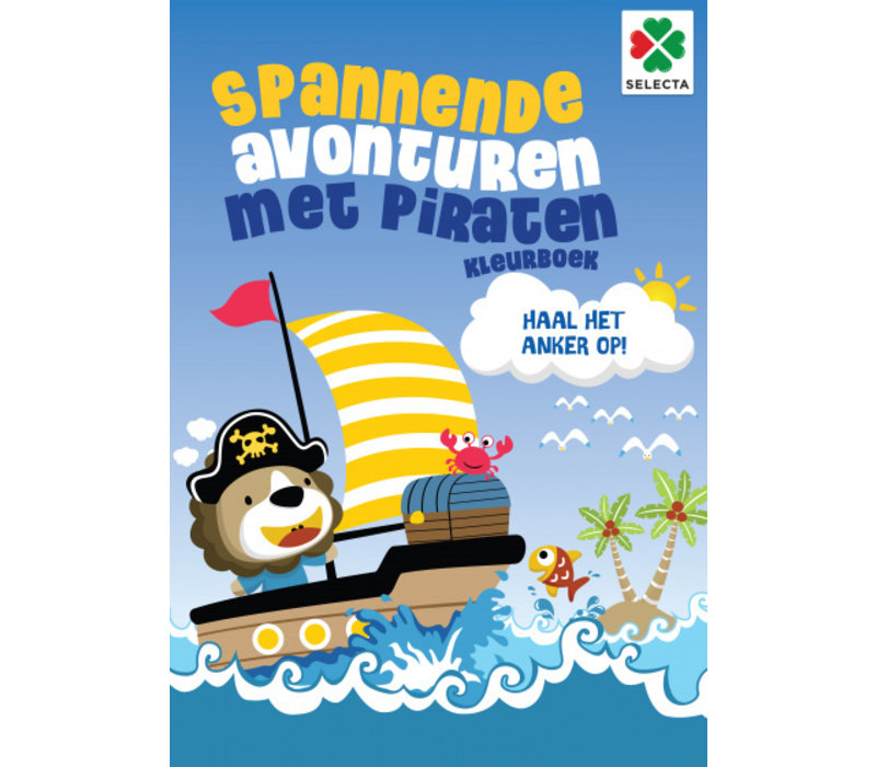 Selecta Coloring Book Spannende Avonturen met Piraten