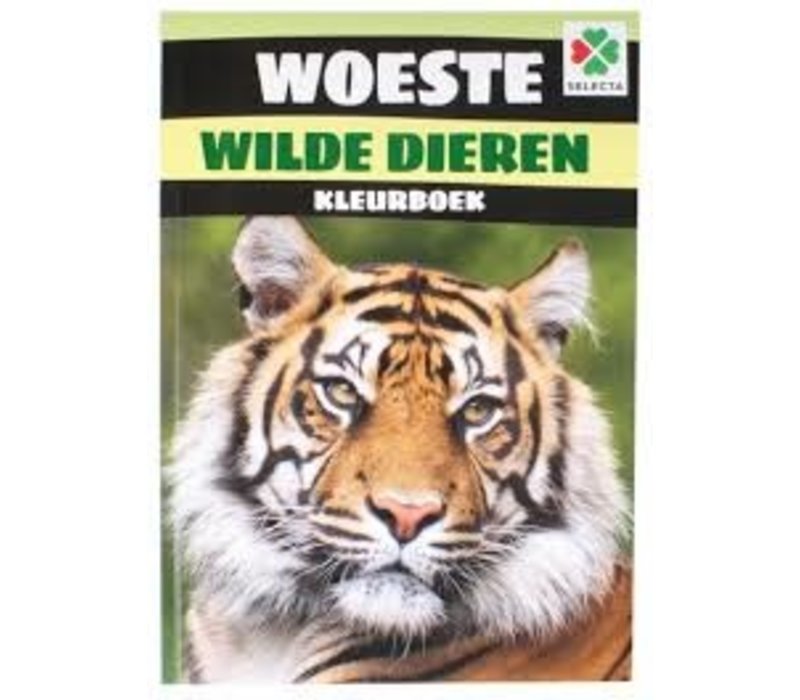 Selecta Kleurboek Woeste Wilde Dieren