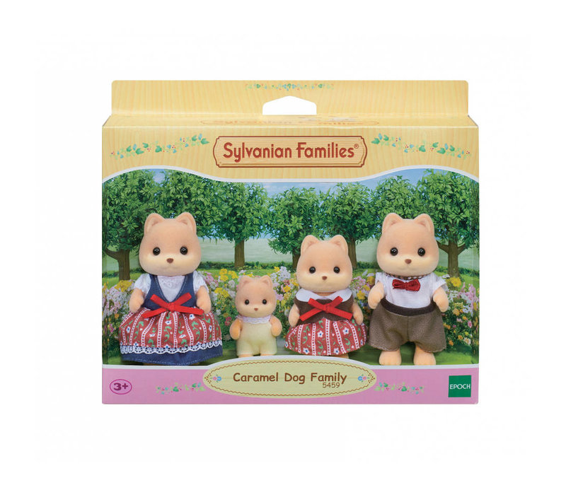 Sylvanian Families Caramel Dog Family