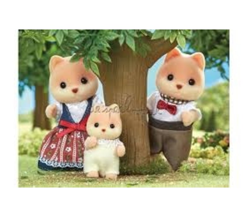 Sylvanian Families Caramel Dog Family