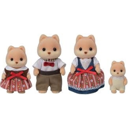 Sylvanian Families Famille Chien Caramel 