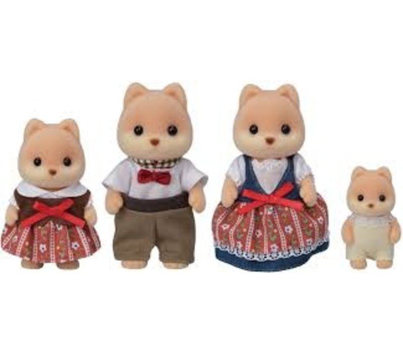 Sylvanian Families Caramel Dog Family