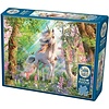 Cobble Hill Cobble Hill Puzzle Unicorn In The Woods 500 pieces