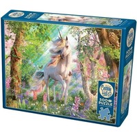 Cobble Hill Puzzle Unicorn In The Woods 500 pieces
