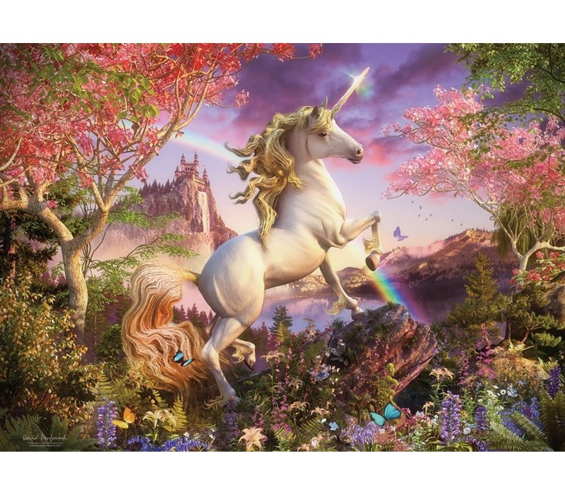 Cobble Hill Family Puzzle Realm Of The Unicorn 350 Pieces