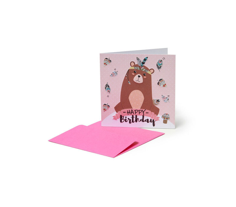 Legami mini Greeting Card Happy Birthday